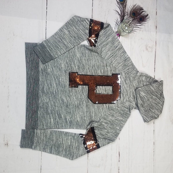 PINK Victoria's Secret Sweaters - Nwt VS PINK GRAY BLING FLEECE ZIP SWEATER SMALL